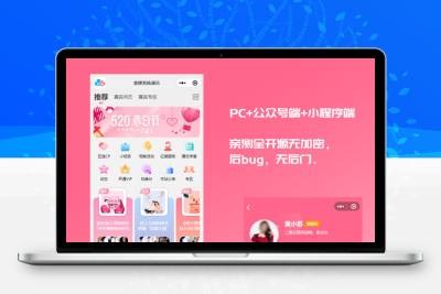 2024最新婚恋相亲系统源码 红娘金媒10.3 PC+小程序+公众号 接入三端